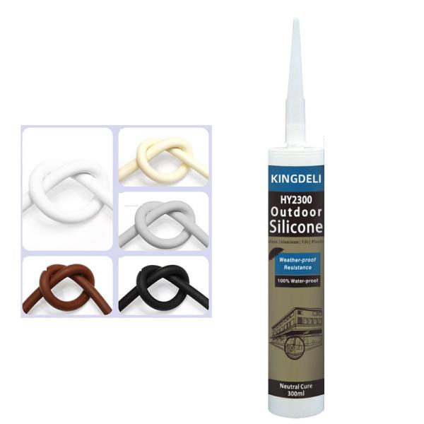 Quality High Strength Non Toxic Silicone Sealant , Neutral Flexible Silicone Adhesive For Window for sale