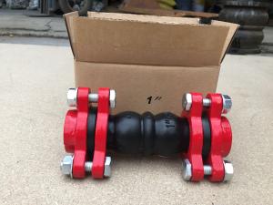 1 1/4'' Scerwed End Rubber Expansion Joint With Double Sphere