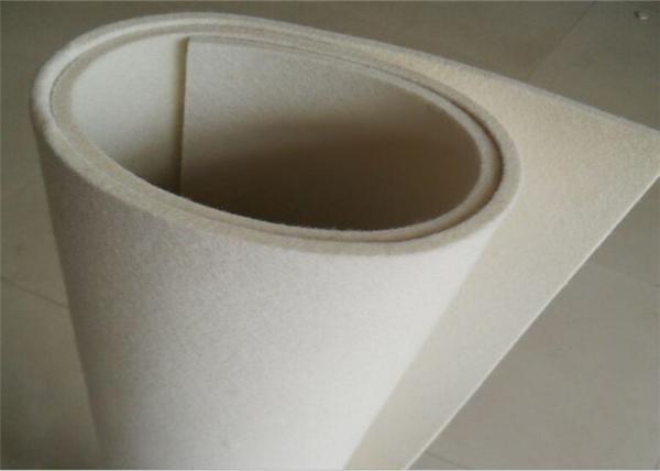 Quality SGS Natural Felt Fabric Oil Absorbent Heavy Wool Felt Fabric With White Color for sale
