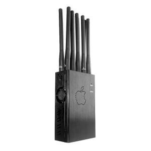 Portable 10 Channel Signal Jammers For Jamming Cell Phone Signal 2G 3G 4G 5G Camera Bluetooth Frequency