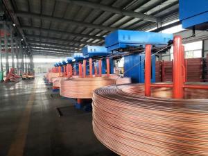 Oxygen Free Copper Rods Wire Upward Casting Machine Continuous