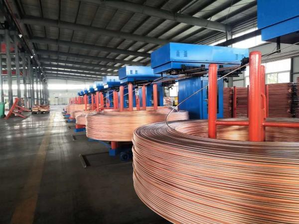 Quality Oxygen Free Copper Rods Wire Upward Casting Machine Continuous for sale