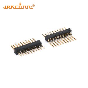 China Machined 1.27 Mm Thread Pitch Header SMT Type Male Header Connector Single Row on sale
