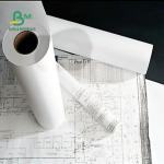 Wide Format CAD Uncoated Bond Rolls 20# Plotter Paper 24'' x 150'