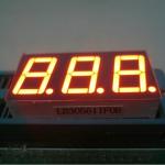 Black Numeric Digit Display with Through-hole Mounting and Background Color