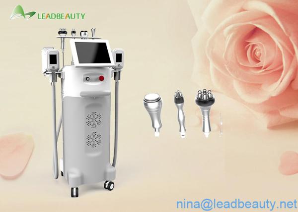Quality Cavitation machine cryo Multi-functional coolpadmachine  with cavitation and RF handles for sale