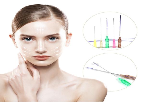 Quality 4D 6D 8D Absorbable Skin Threading Face Lift L W Blunt Type for sale