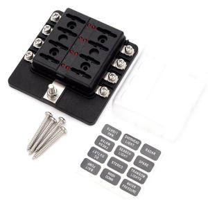 Buy cheap 32V Blade Fuse Blocks 8 Way PBT Fuse Holder With Indicator Light product