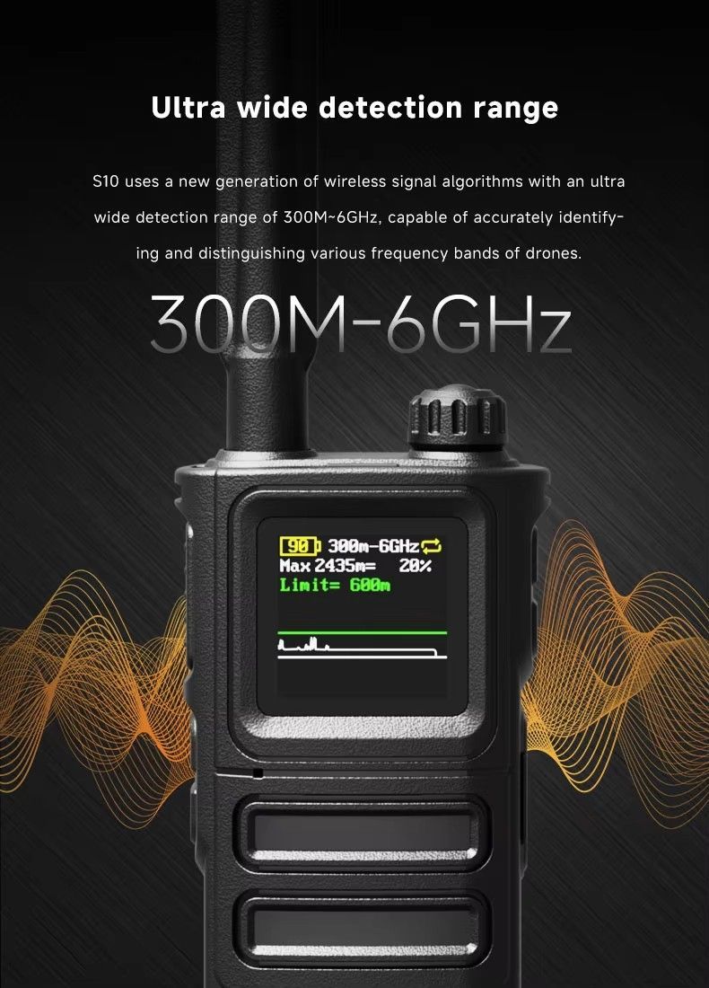 Skydroid S10 Drone Alarmer Handheld Drone Detector