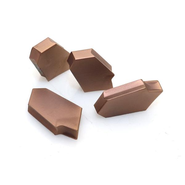 QC1403 Chip Breaker Parting And Grooving Inserts PVD CVD Coated Long Lifespan