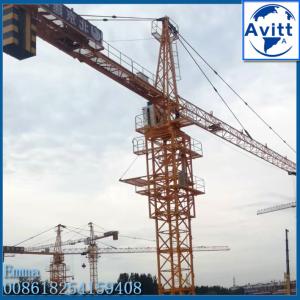 TC5013 Hammerhead Tower Crane Inside Of Building Internal Self Climbing Type