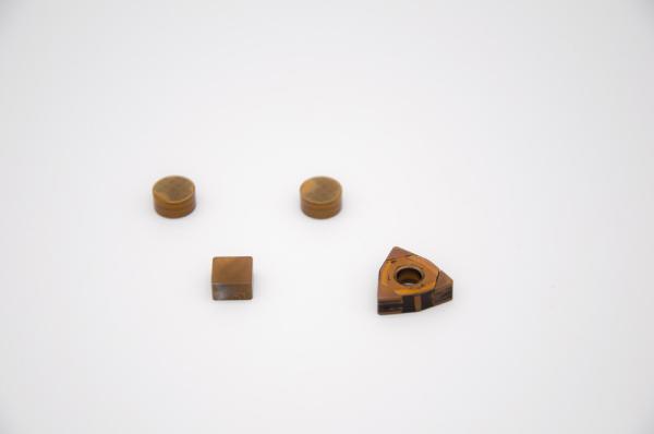 Quality Highly Hard Solid CBN Inserts Shape Cutting Edge For CNC Lathe Machine for sale