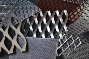 3D Expanded Metal Mesh Decorative Ceiling Panels For Modern Houses Interior
