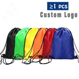 China Polyester Drawstring Backpack Backpack Pocket for Camping Hiking Traveling on sale