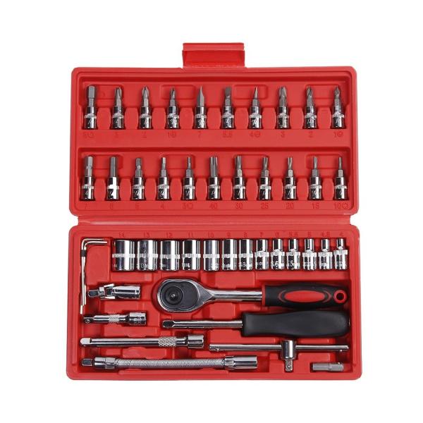 Quality 21pcs Red 13pcs Mechanic Tool Set With Metal Cabinet for sale