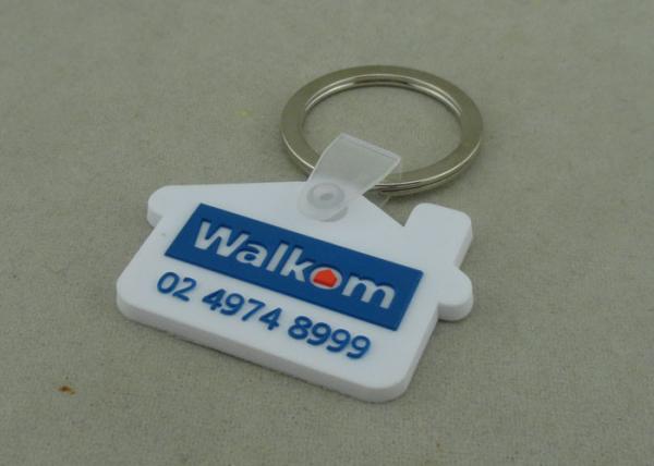 Quality Medal Customizable PVC Keychain Printing Custom PVC Keyrings for sale