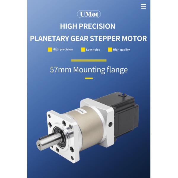High Precision 57mmx57mm Nema23 Planetary Gear Stepper Motor for Sales 9v 12v 24v Motor