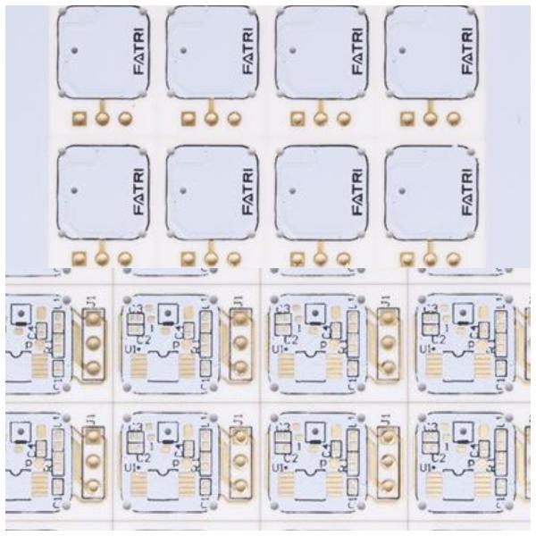 Smart Power High Density Pcb Ceramic Substrate High TG 105um OSP