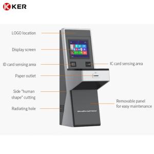 Buy cheap Face Recognition Self Service Terminal Horizontal Interactive All In One Pc Library Kiosk Touch Screen Display For Libra product