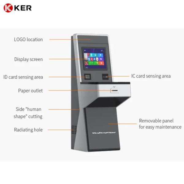 Commercial All In One Lcd Horizontal Information Terminal Interactive Book