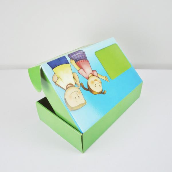 Quality Custom Corrugated Rigid Box Packaging Language Learning Toys Package Box for Children's Products for sale