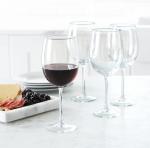 Transparent Red Wine Glass Stemware Goblets Cup 420ml