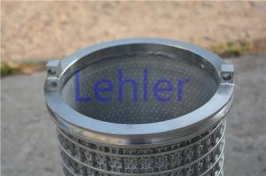 Buy cheap Pulp And Paper Wire Strainer Basket Second Stage Large Open Area Energy - Saving product