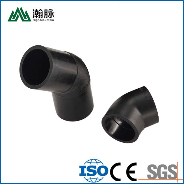 High Quality Hdpe Pipe Fittings Fast Delivery Elbow Hdpe Pipe Fitting Connector