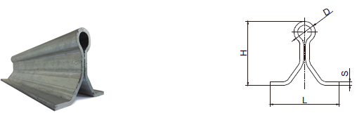 2.9m 5.8m Barn Hanging Sliding Door Rail Galvanized V Groove Gate Track Adjustable