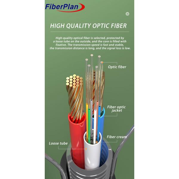 Armored Communication Power Transmission Fiber Optic Cable