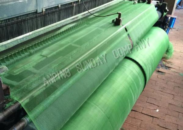 60g Per Square Meter Plastic Mesh Roll , 4 * 200 M / Roll Pvc Netting Mesh For