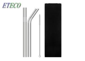 Food Grade Reusable Stainless Steel Drinking Straws Attractive Packing