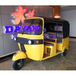 Dayang Wheel Taxi Tricycle 4 Passengers Three of Bajaj Pulsar 135 Rickshaw Tuk