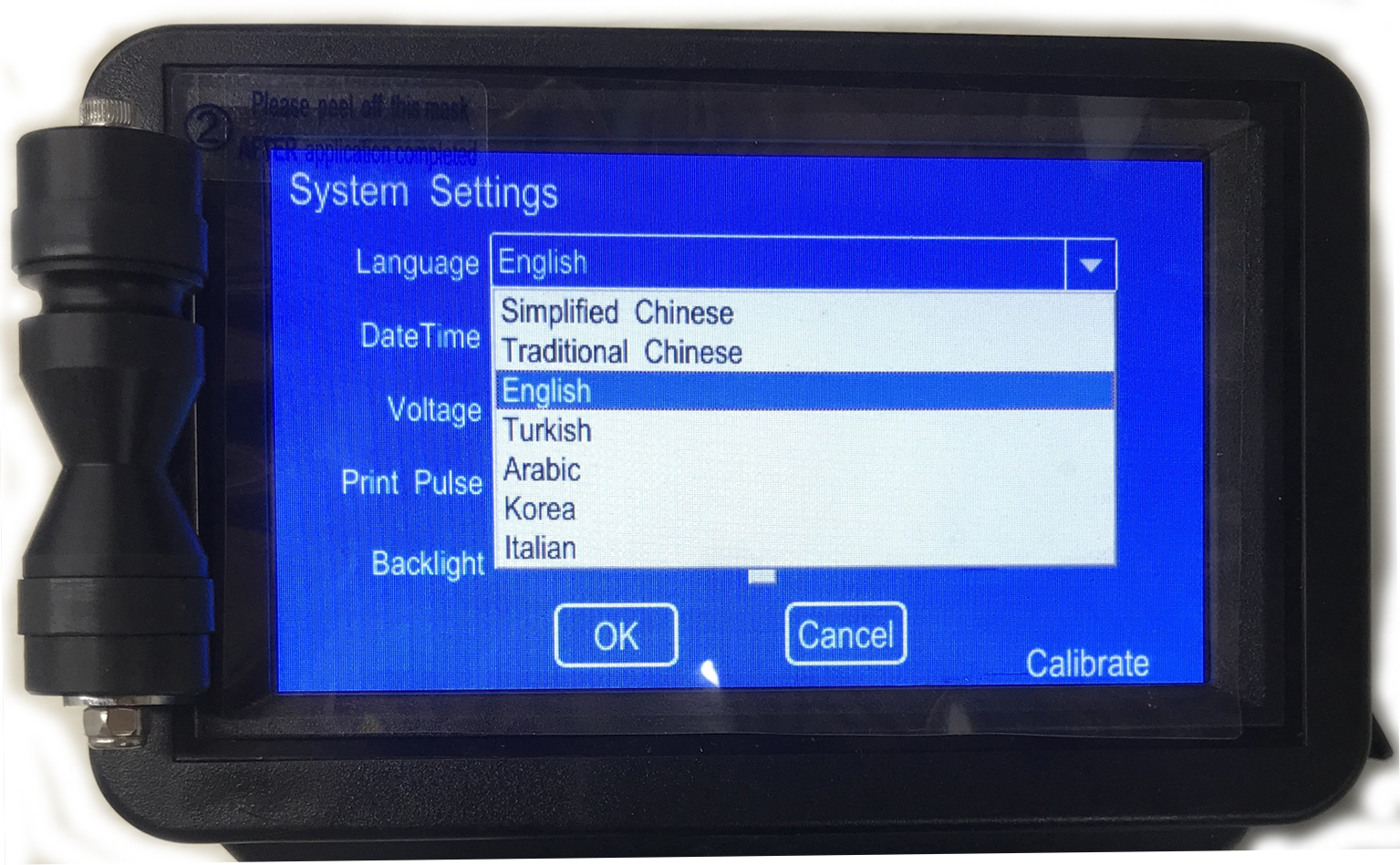Top Inkjet Printer Muilt-language Interface