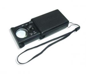 China Multi-Functional UV 30X 60X Jewelry Loupe Pocket Magnifier on sale