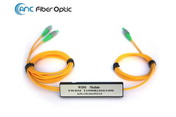 Quality High Isolation CATV EPON Division Multiplexer FWDM 1310 1490 1550 Filter Wavelength for sale
