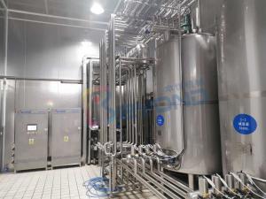 China Pasteurized Milk Stirring 5000LPH Yogurt Processing Line on sale