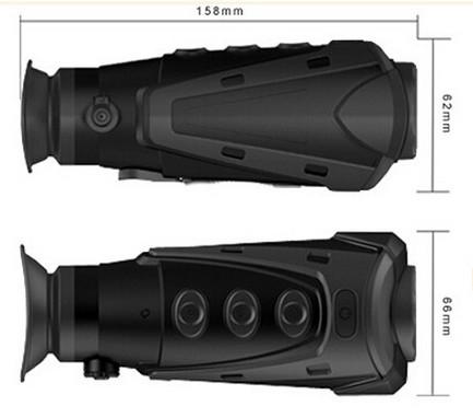 Quality Handheld Infrared Thermal Imaging Goggles , 1500m Marine Security Thermal Vision Monocular for sale