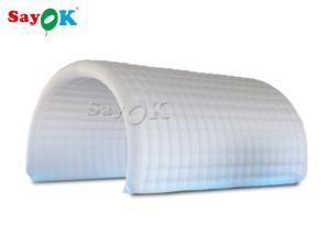 China Inflatable Lawn Tent White Oxford Cloth Inflatable Channel Tent 6*3*3mH For Sports Competition on sale