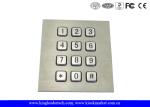 3 x 4 Matrix Numeric Backlit Keypad For Panel Mount 12 Illuminated Keys