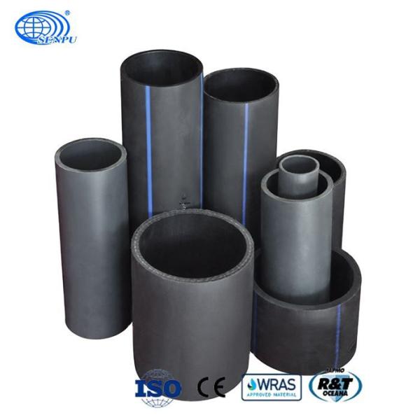 PE100 Large Diameter HDPE Water Supply Pipe PN6 Smooth Surface