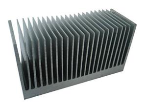 Buy cheap Industrial Aluminum Heatsink Extrusion Profiles , with drill ,cutting ,tapping product