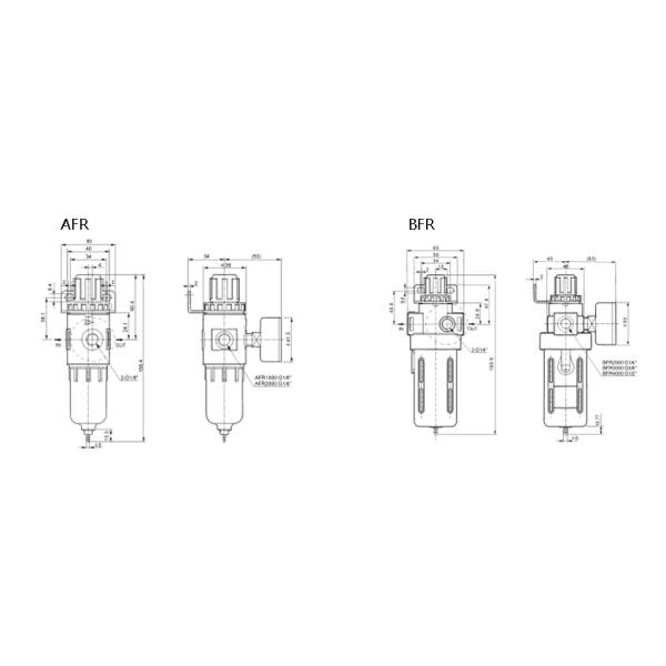 AFR/BFR filter&regulator