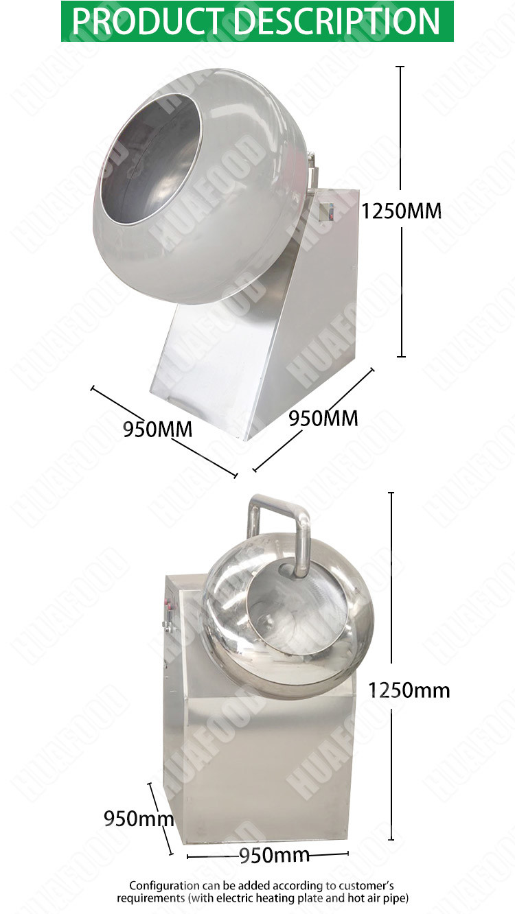 High Thermal Efficiency Automatic Pouring Chocolate Covering Machine