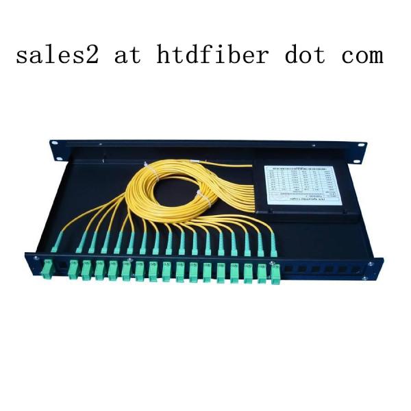 Quality 1*16 2*16 Fiber Optical PLC Splitter 19'' Rack Sc/APC for sale