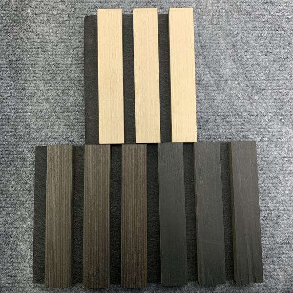 Quality Fire Resistant Diffusion Wood Veneer Wall Panels Multi Functional for sale