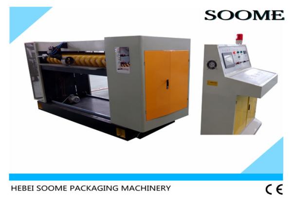 Quality Helical Blade Corrugated Rotary Die Cutter , Reel To Sheet Cutting Machine for sale
