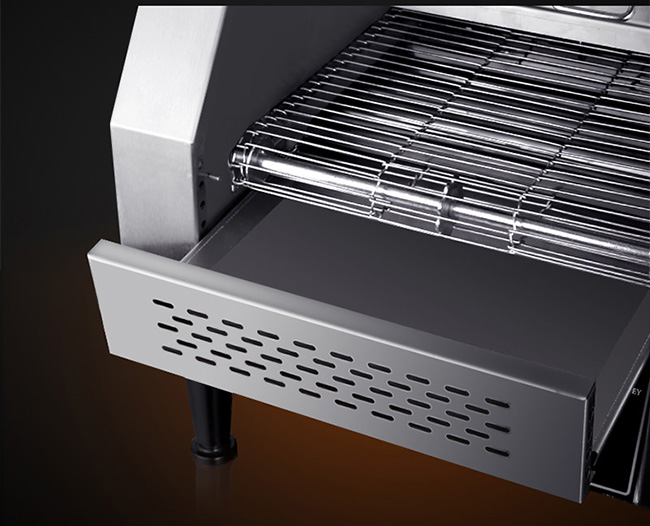 Small Bakery Product Making Machine Adjustable Chain Speed Bread Conveyor With Different Baking Effects