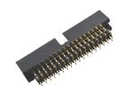 Double Plastic Box Header 2.54 Mm SMT Type PCB Board Gold Flash 3.0AMP