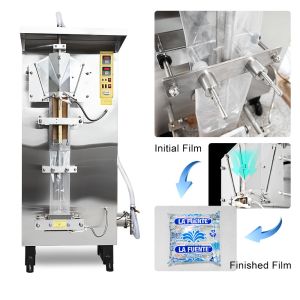 Plastic Pouch Multi Function Packaging Machine Liquid Drinking Water Filling